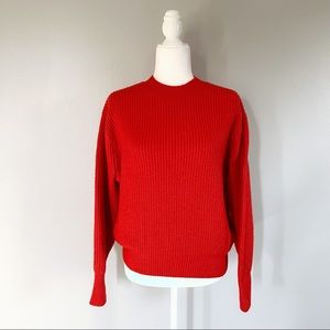 H&M Oversized Red Sweater